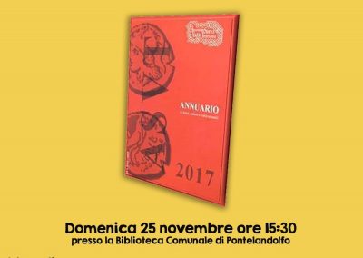 Presentazione dell’ANNUARIO  2017 a Pontelandolfo