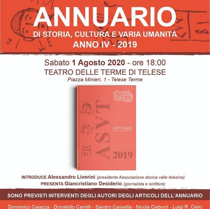 Presentazione Annuario 2019 a Telese Terme