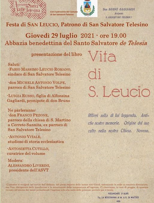 Presentazione libro “Vita di S. Leucio”