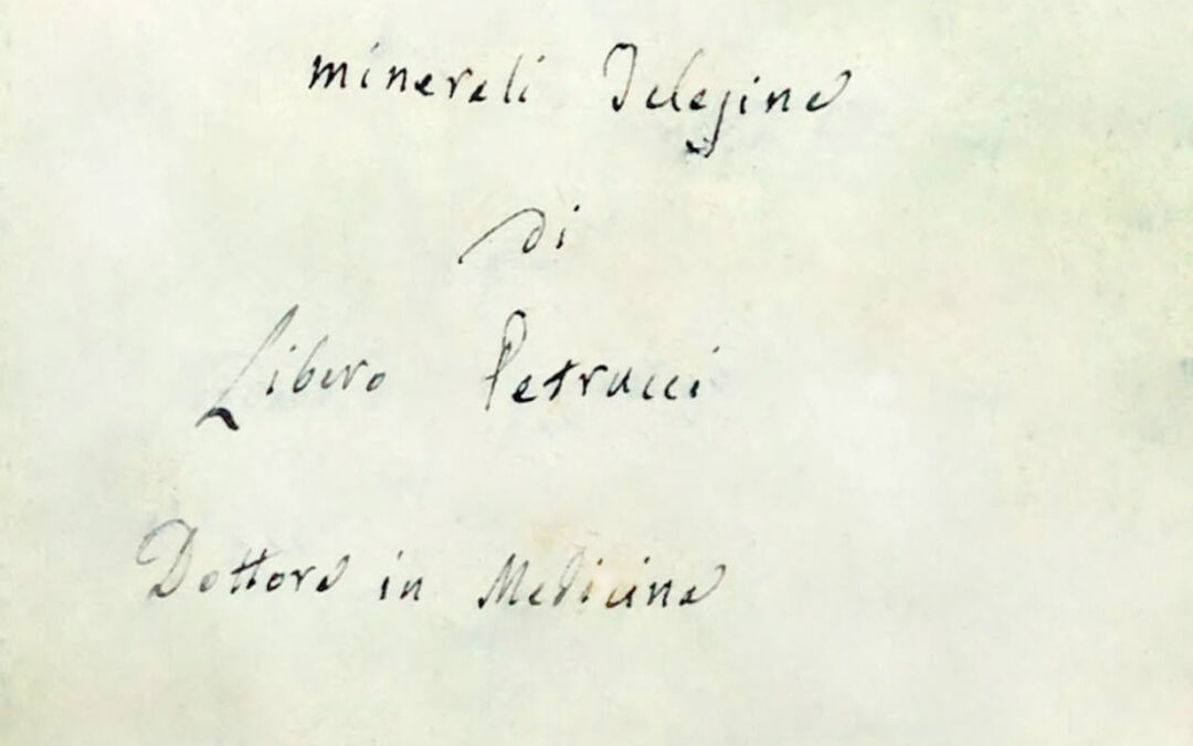 Libero Petrucci : Idrologia delle minerali telesine