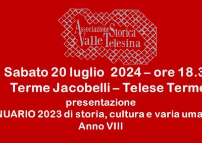 Presentazione Annuario 2023